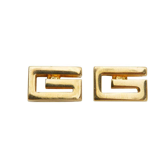 1980s Gold-Tone Earrings by Givenchy